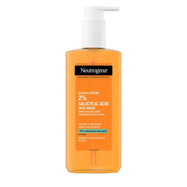 NEUTROGENA CLEAR & DEFEND FACIAL WASH