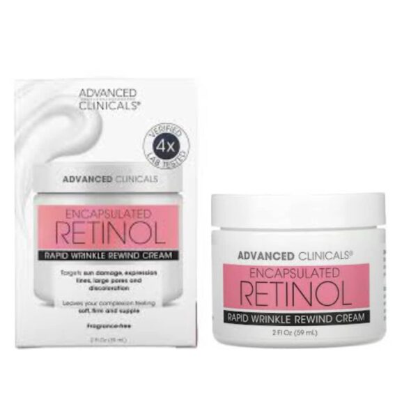 ADVANCED CLINICALS ENCAPSULATED RETINOL RAPID WRINKLE REWIND CREAM