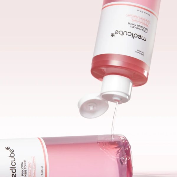Medicube PDRN Pink Cica Soothing Toner – 250ml - Image 3