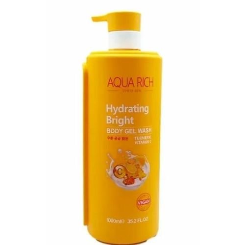 Aqua rich hydrating bright body gel wash