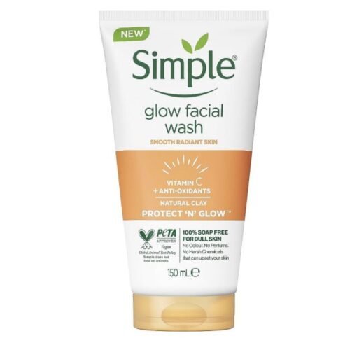 Simple glow facial wash