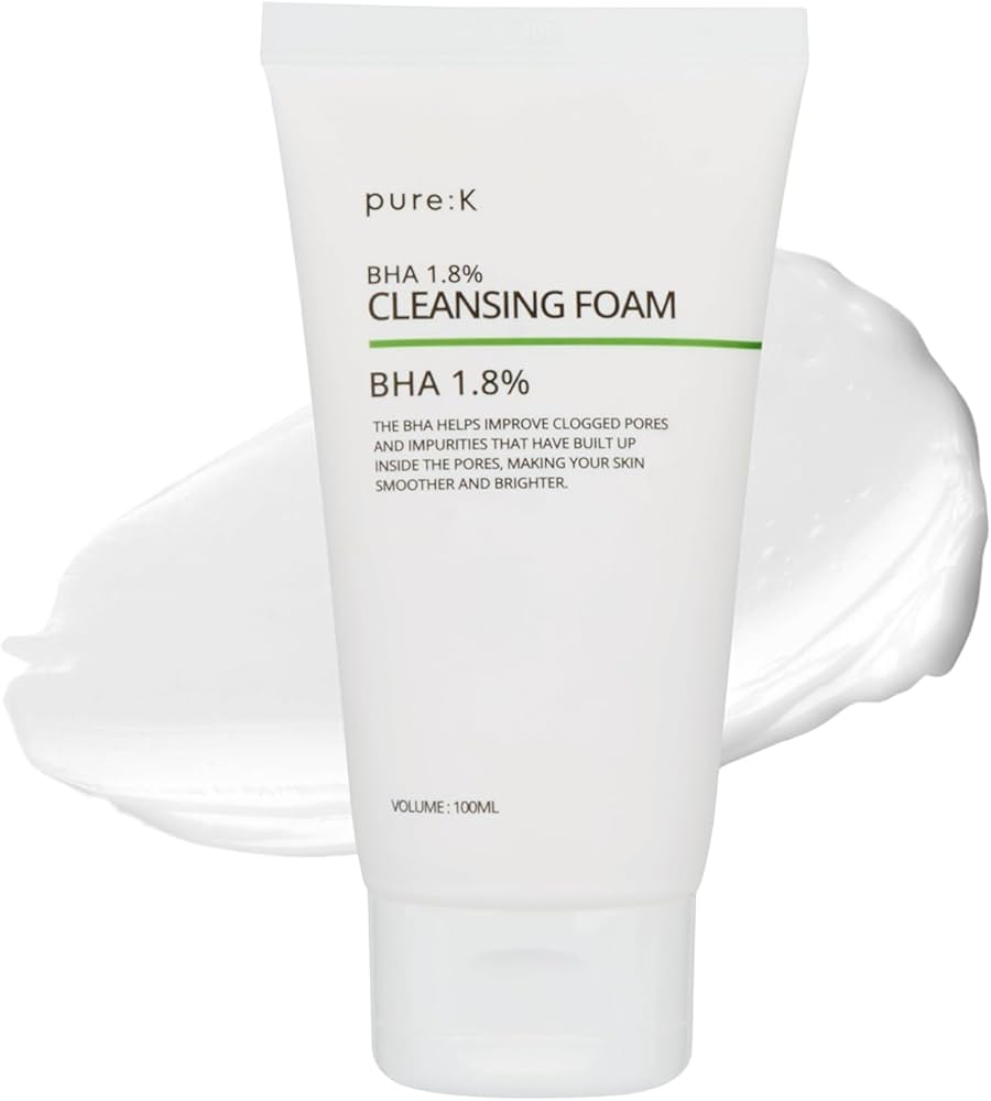 Pure k bha cleansing foam