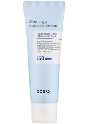 Ultra light invisible sunscreen