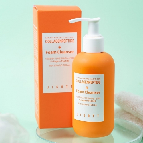 Jigott collagen peptide foam cleanser |200ml