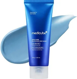 Medicube zero pore black head mud mask