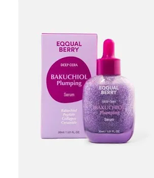 Eqqual berry deep cera bakuchol plumping serum