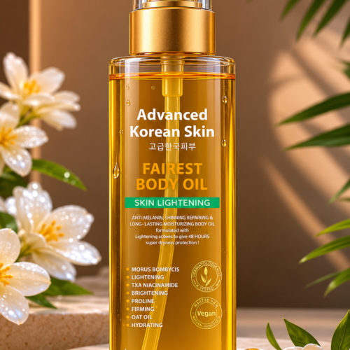 Advanced Korea Fairest Body Oil Skin Lightening 280ML
