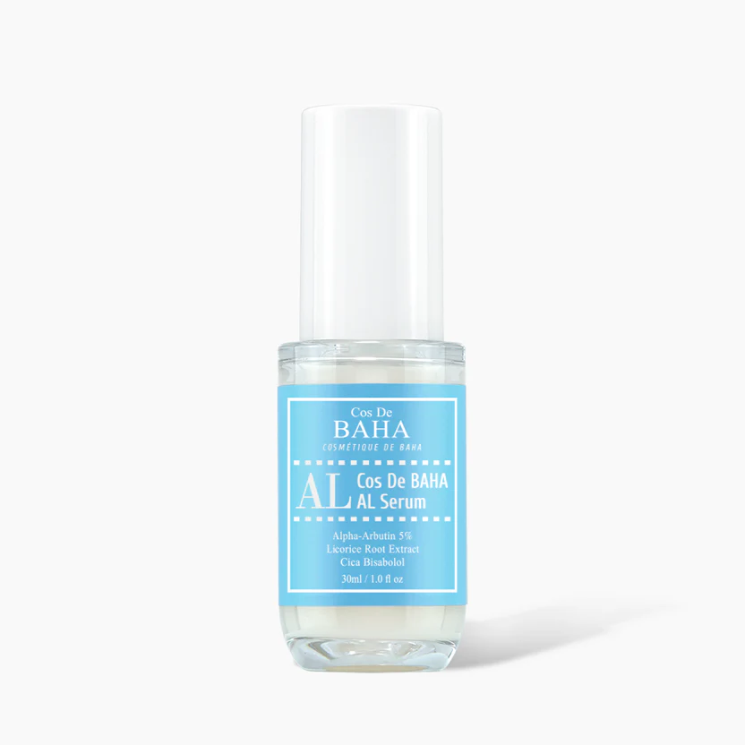 COS DE BAHA Alpha-Arbutin 5% Licorice CICA Bisabolol Facial Serum for Radiant Skin