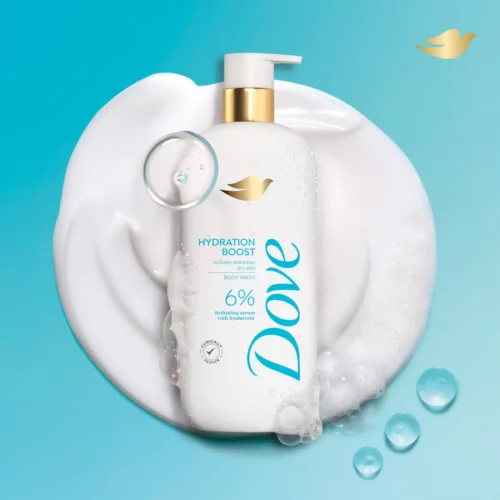 DOVE Hydration Boost Serum Body Wash with Hyaluronic Acid