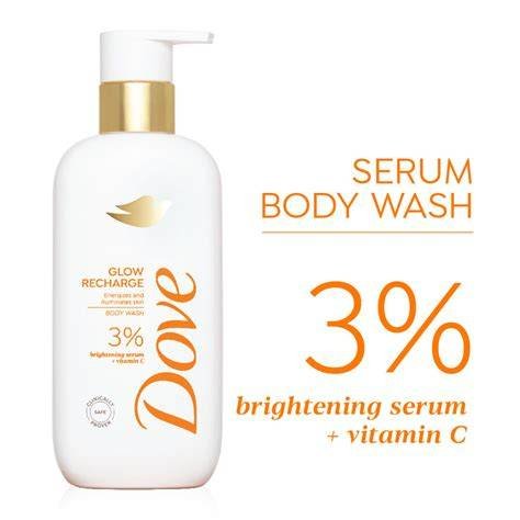DOVE Glow Recharge Serum Body Wash with brightening Vitamin C