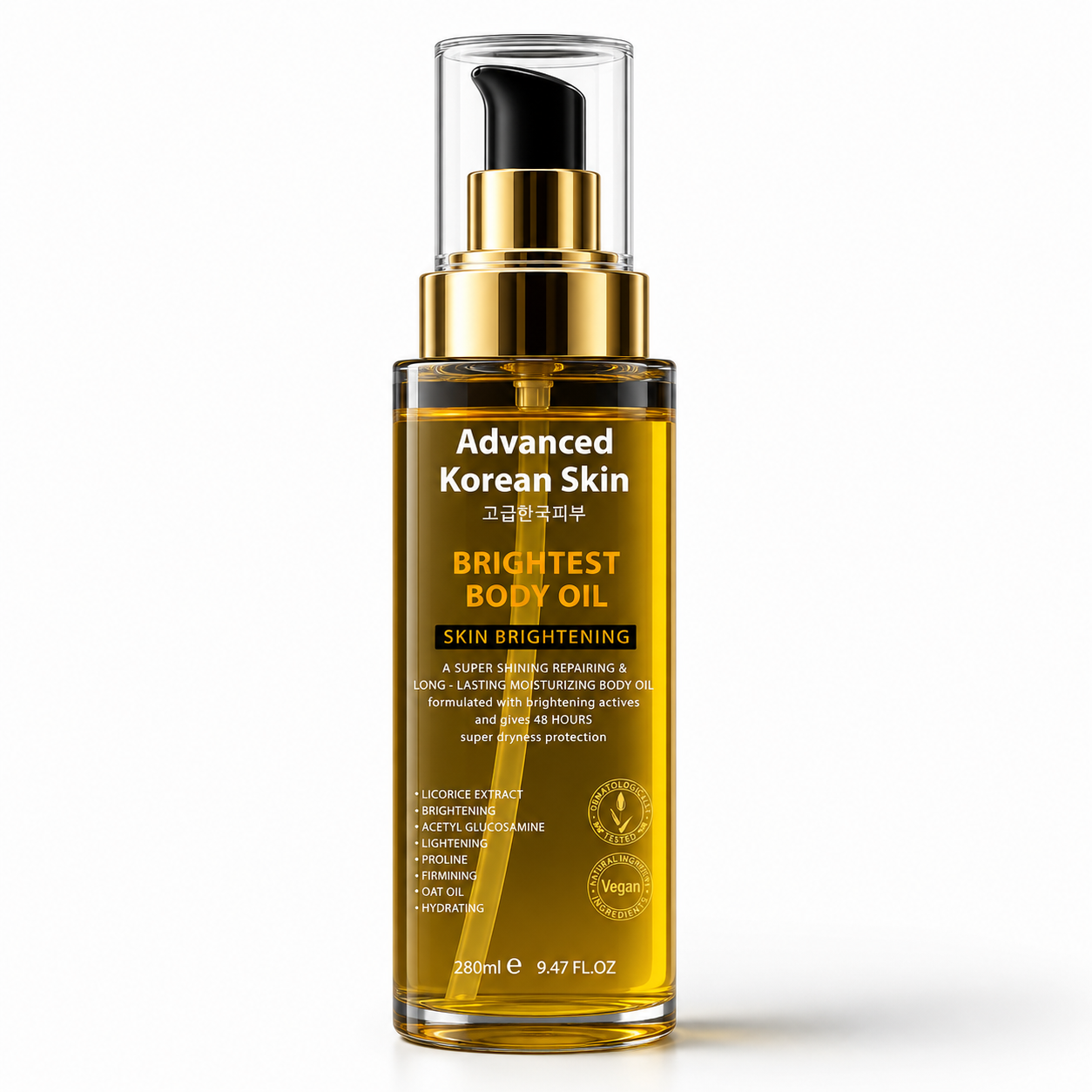 ADVANCED KOREAN SKIN BRIGHTEST BODY OIL 280ML