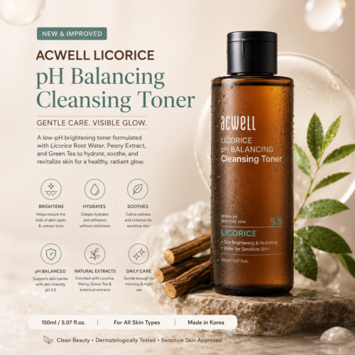ACWELL Licorice pH Balancing Cleansing Toner 150ml