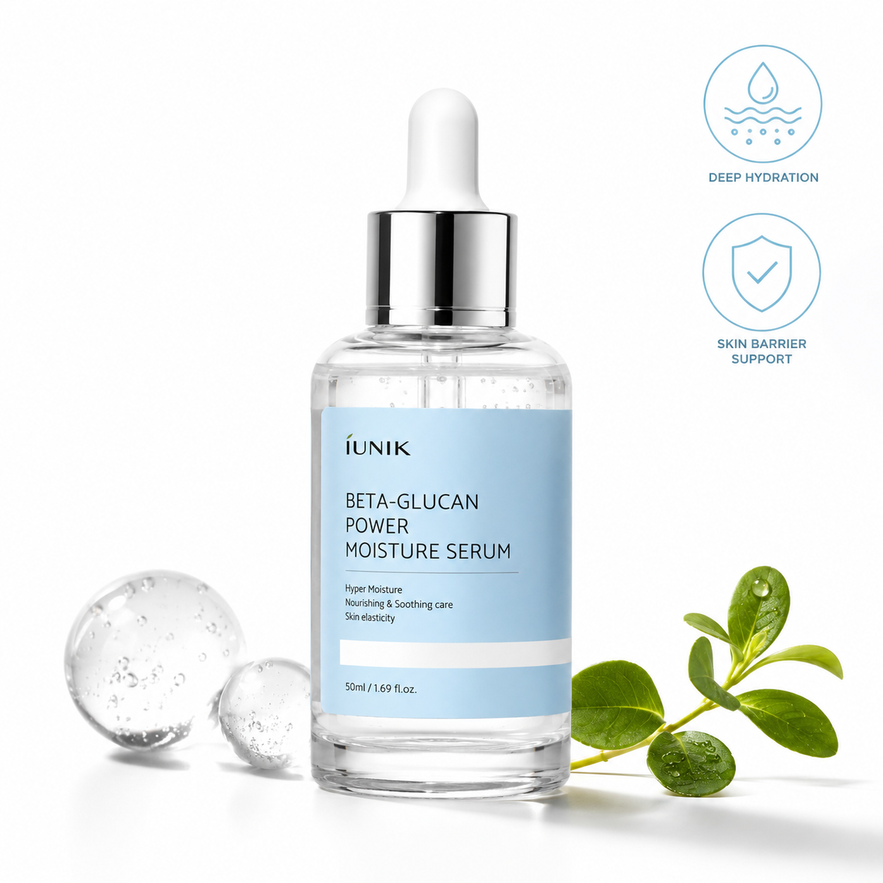 Iunik Beta Glucan Power Moisture Serum 50ml