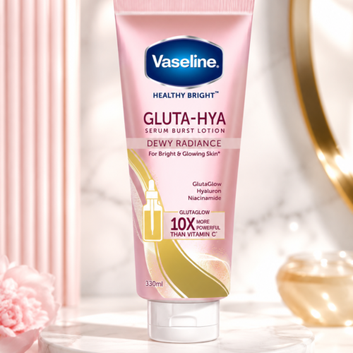 Vaseline Healthy Bright Gluta-Hya Dewy Radiance Serum Burst Lotion 330ml
