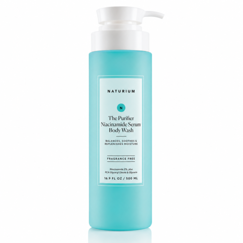 Naturium The Purifier Niacinamide Serum Body Wash – Fragrance Free 500ml (16.9 fl oz)